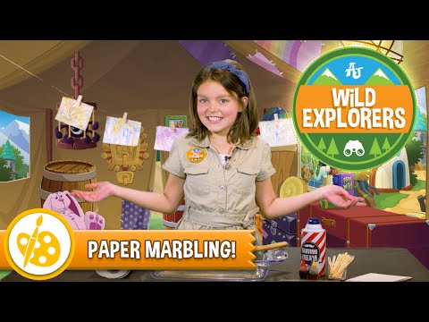 Wild Explorers - Paper Marbling