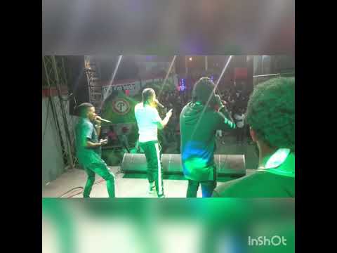 Samuel Panther y Chris Ken y Wg El Poetizador - En vivo en la patronales de la pared de haina