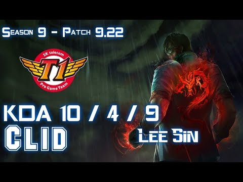 SKT T1 Clid LEE SIN vs ELISE Jungle - Patch 9.22 KR Ranked