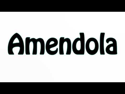 Learn How To Pronounce Amendola