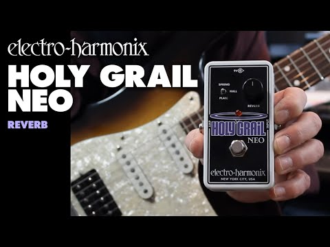 Electro Harmonix Holy Grail Neo Reverb Pedal w/ Power Supply EHX image 2