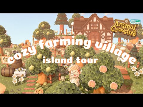 Welcome to Heaven! My Cozy Farming Village | Island Tour | Animal Crossing New Horizons