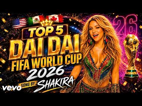 TOP 5 DAI DAI SHAKIRA STYLE | FIFA World Cup Anthem 2026 | These Feel Like Official Songs