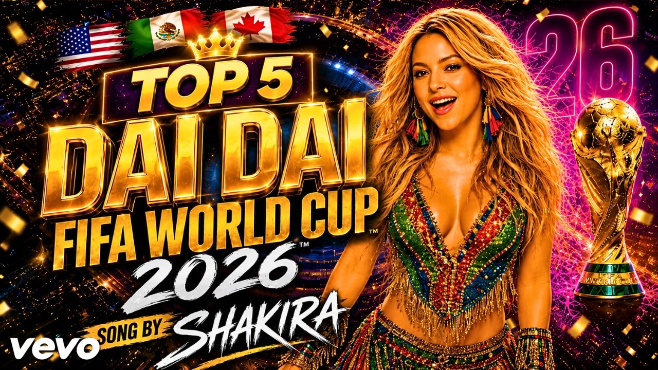 TOP 5 DAI DAI SHAKIRA STYLE | FIFA World Cup Anthem 2026 | These Feel Like Official Songs