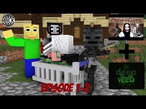 Monster School : Baldi's Creepy Pasta & Deep Web Challenge (Episode 1-2) - Minecraft Animation