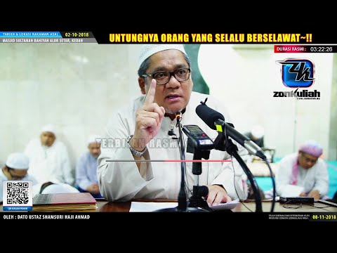 [Tazkirah]Kehebatan Selawat Keatas Nabi | Jangan Sampai Digelar Bakhil - Ustaz Shamsuri Haji Ahmad