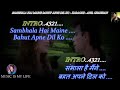 Sambhala Hai Maine Bahut Apne Dil Ko Karaoke With Scrolling Lyrics Eng हिंदी
