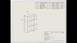 SolidWorks Tutorial: Using Design Tables to Create Cut Lists in BOM