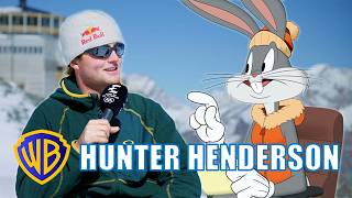 Hunter Henderson 🇺🇸⛷️  Looney Tunes Presents: Sports Talk with Bugs Bunny | @wbkids