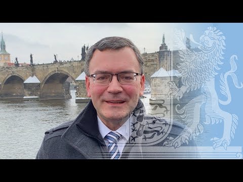 Europaminister Dr. Florian Herrmann in Prag - Bayern