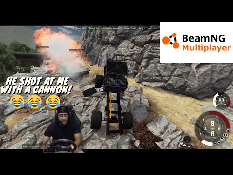 BeamNG.Drive - COMPLETE AND UTTER CHAOS IN THIS SERVER lmaooo