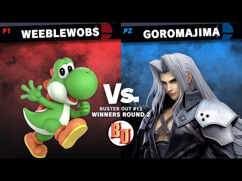 Buster Out #13 - Weeblewobs (Yoshi) VS GoroMajima (Sephiroth) - Winners Round 2