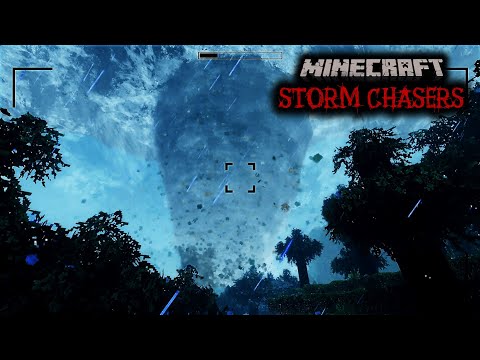Surviving Our First Deadly Tornado Encounter... | Minecraft: Storm Chasers #2