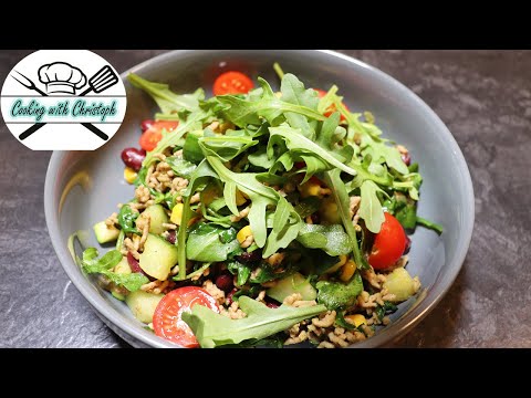 Roman Pan – Quick Fitness Recipe with Ground Meat, Veggies & Arugula