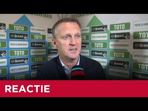 Reactie Van den Brom | AZ - PEC Zwolle | KNVB Beker