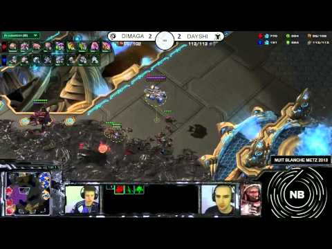 (HD819) Dayshi vs Dimaga - G5 - TvZ - Nuit Blanche @Metz 2013 [FR]