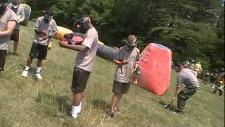 preview picture of video 'Hargrave July 2011 Summer Camp Paintball'