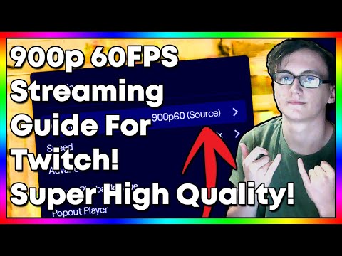 How To Stream 900p60 Obs