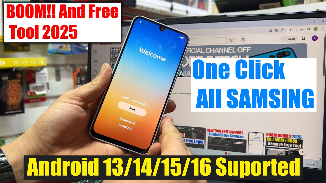 Samsung FRP Unlock Tool 2026, remove google account || Samsung FRP Bypass , Android 13/14/15/16