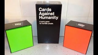 CARDS AGAINST HUMANITY OVERVIEW / RED BOX EXPANSION - UNBOXING 2018