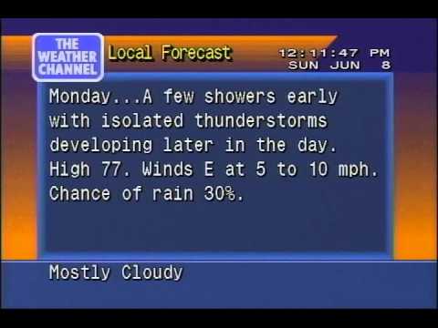 Real Weatherstar 4000 - June 8 2014 12:08pm - Reading, PA