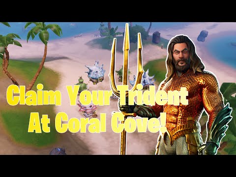 Fortnite Tutorial - Claim Your Trident at Coral Cove - Aquaman Week 5