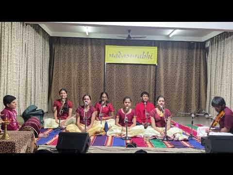 Natyasruti ensemble at Nadasurabhi Aradhana 2023