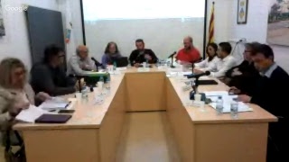 Ple municipal de 17 de maig de 2018