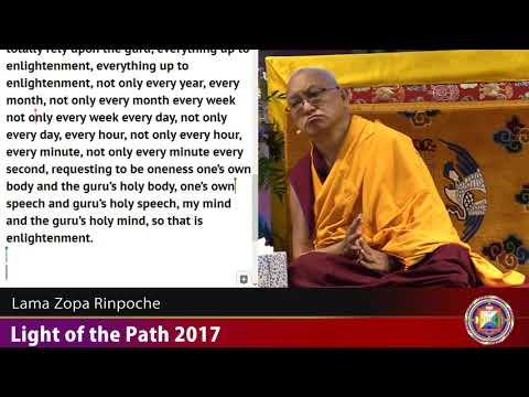 20170907 1930 LZR LOP KC, USA - Apply lamrim, lojong in daily life. Benefits of vows. Kindness of SB