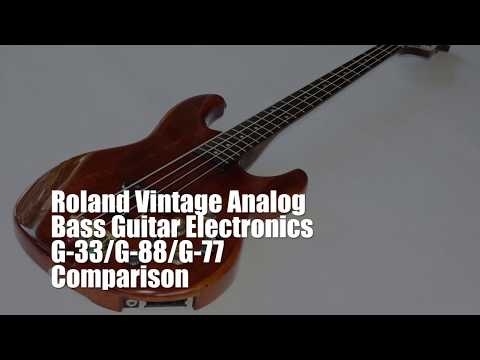Roland G-33 G-88 G-77 BAK-1 Vintage Analog Bass Guitar Controller Assembly - Comparison