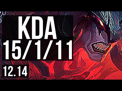AATROX vs SINGED (TOP) | 15/1/11, Legendary, 1100+ games, 900K mastery | KR Diamond | 12.14