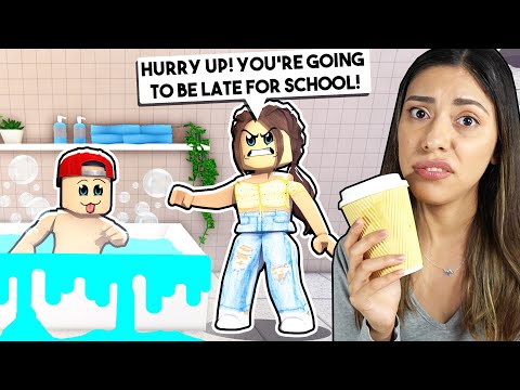 SON'S *BACK TO SCHOOL* MORNING ROUTINE! (Roblox Bloxburg Roleplay)