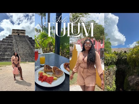 Relaxing Solo Trip to Tulum | All Inclusive Resort Days + Chichén Itzá + visiting a Cenote ☀️