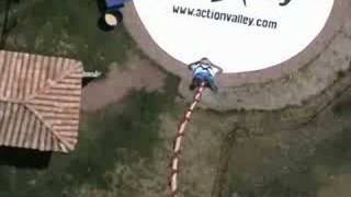 preview picture of video 'Deve's first Bungee Jump - Cusco, Peru'