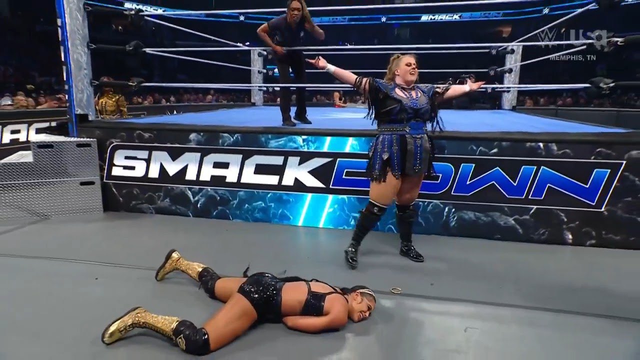Bianca Belair Vs Piper Niven _(1/2) - Elimination Chamber Qualifying Match _Smack Down Feb. 07, 2025