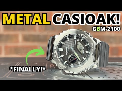 THE NEW METAL CASIOAK IS PERFECT! | G-SHOCK GBM-2100!