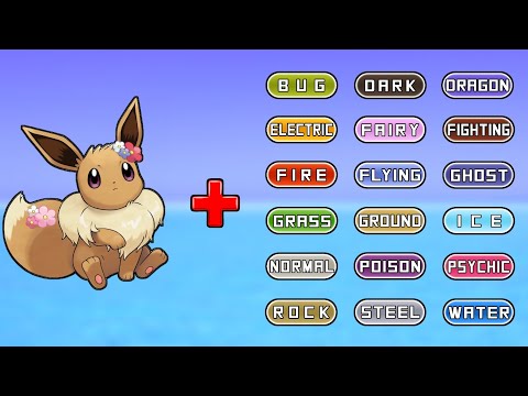 Eevee Evolution For Every Type 🔥🔥 ||