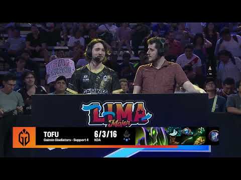 The Lima Major   | Tofu Interview | @MrAvoPlus | Gaimin Gladiatiors 2-0 against Team Liquid