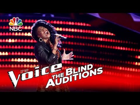 The Voice 2016 Blind Audition - Courtney Harrell- 'Let It Go'