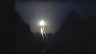 preview picture of video 'Freight train 4059 passes Tuohimäentie level crossing, some fog on air.'