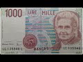 İtalian 1000 Lire Mille 1990 Anno Di Bancnote Banca D İtalıa İtalya 1000 Lire Mille 1990 Yılı 