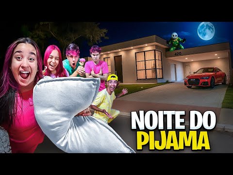 NOITE DO PIJAMA NA CASA DO ROBSON *Destruimos a casa ?