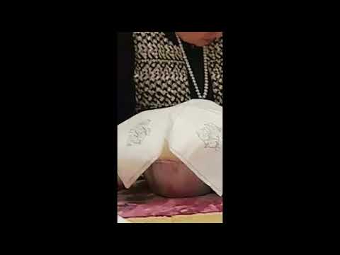 The Belzer Rebbitzen Taking Challah In Montreal