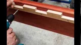 preview picture of video 'Gus Fine Furniture Design  Encounter Queen size bed using Jarrah Timber'
