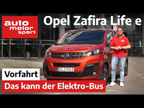 Opel Zafira Life e: Das kann der Elektro-Bus - Review/Fahrbericht | auto motor und sport