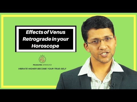 Venus Retrograde Effects in your Horoscope(2018)?