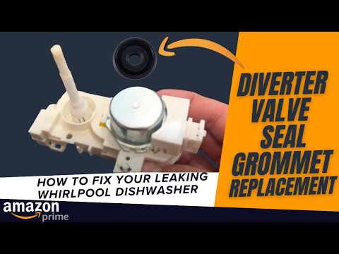 How to Fix a Leaking Whirlpool Dishwasher - Diverter Valve Seal Grommet Replacement (WDT750SAHZ0)