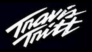 Travis Tritt - Here&#39;s A Quarter (Call Someone Who Cares) Lyrics on screen