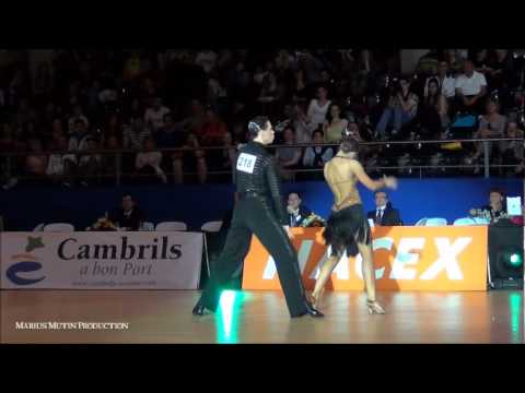 Cambrils 2012 - Youth Latin - solo Samba - Philipp Zholudev & Ekaterina Kotik