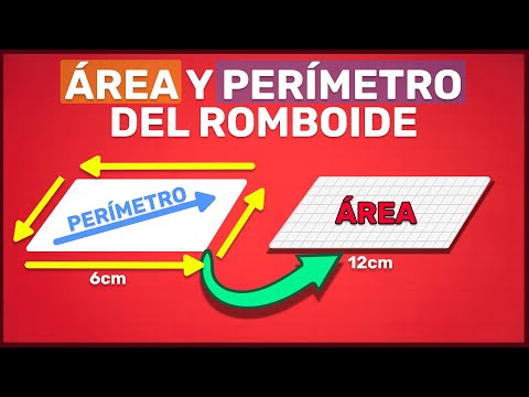 AREA AND PERIMETER OF THE RHOMBOID - For Beginners (Super Easy)